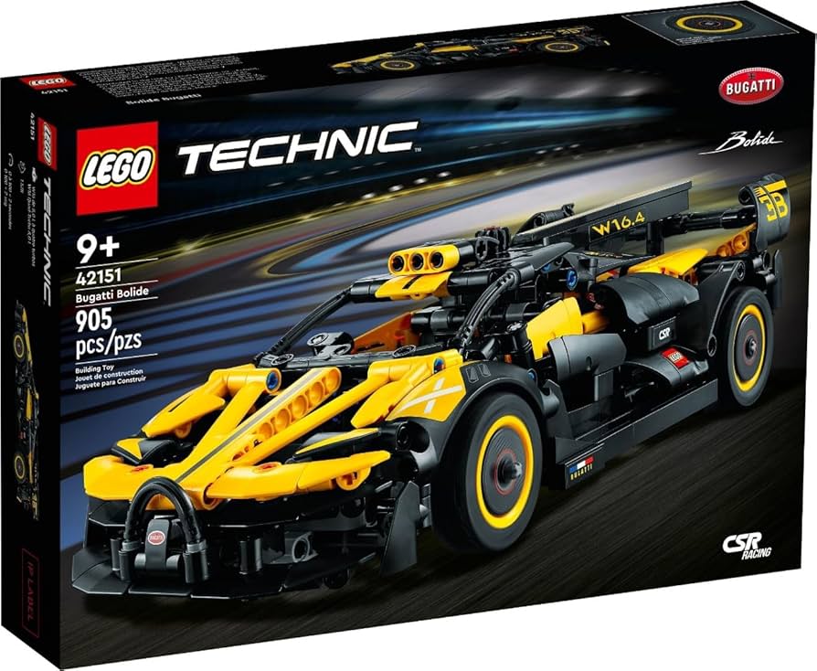 LEGO 42151 Technic Bugatti Car Toy Car Racing Model Car Collectible Iconic Vehicles from 9 Years Old