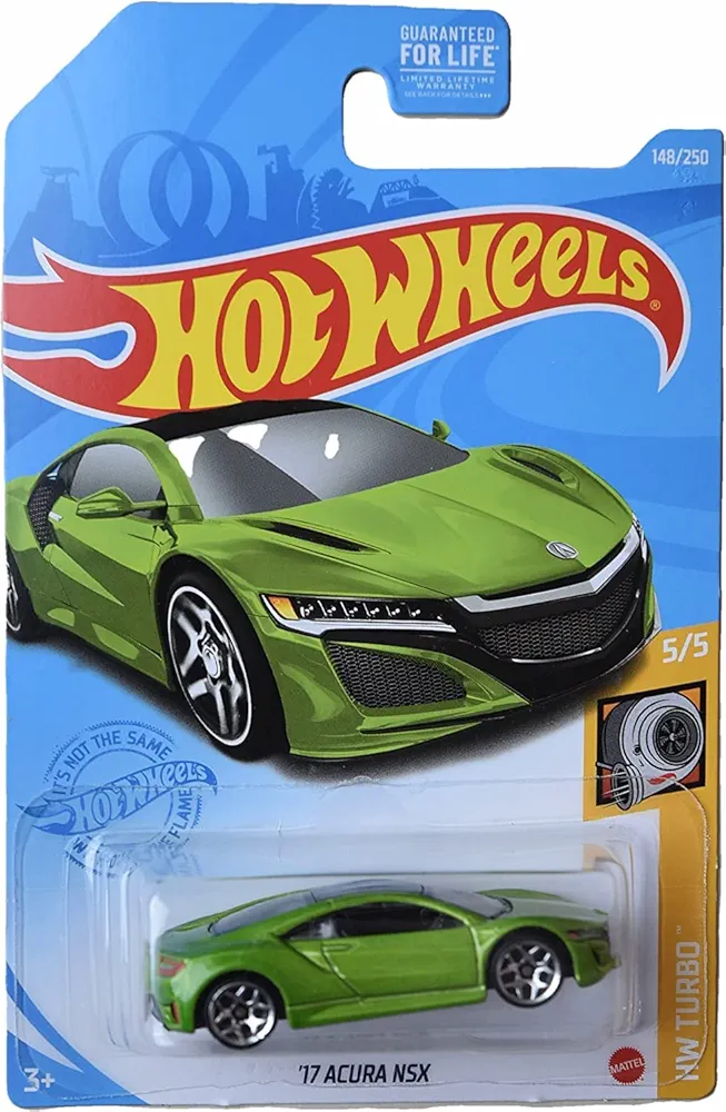 Hot Wheels '17 Acura NSX, Turbo 5/5 - Green