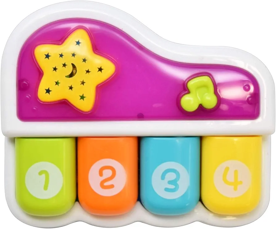 Portable First Piano. Educational Toy for Music Learning and Entertainment for ages 9 month to 4 years