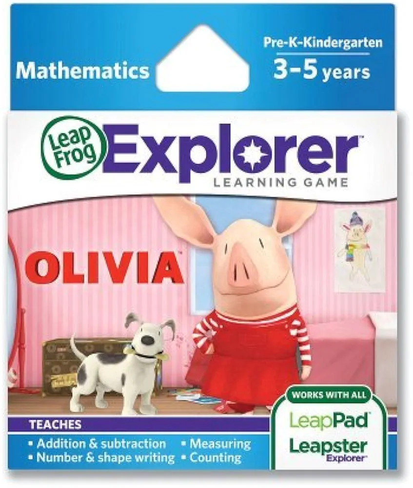 Teaches Counting, Addition And Subtraction, Number And Shape Writing And Measuring - LeapFrog Explorer Learning Game: Olivia