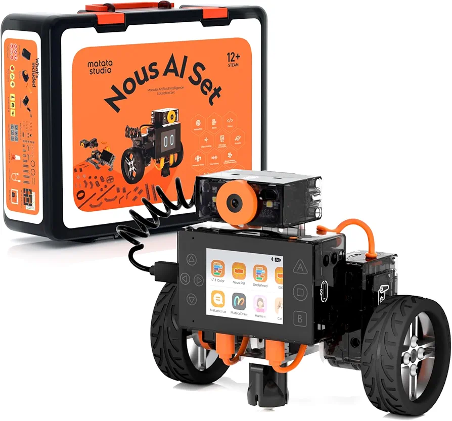 Nous AI Robot for Kids Ages 12+, STEM Coding Robot, Learning & Education Support AI Education, Scratch & Python Programming