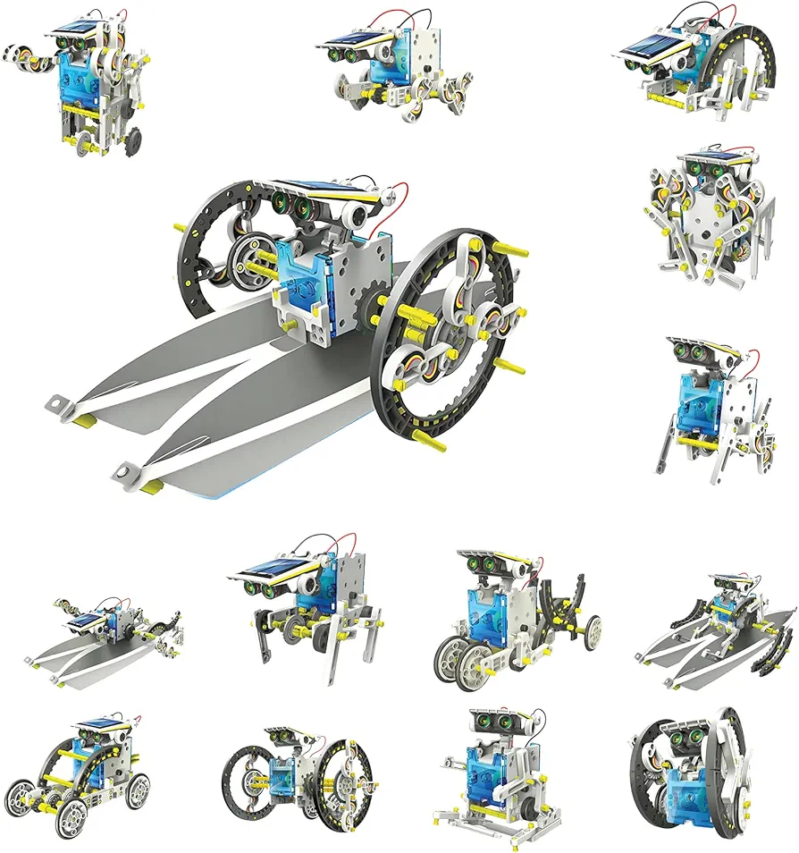 14-in-1 Solar Robot Kit for Kids 8-12 STEM Building Toys Robotics Kit for Kids, Education Science Learning Toy Birthday Gift Christmas Educational and Funny for Boys Girls