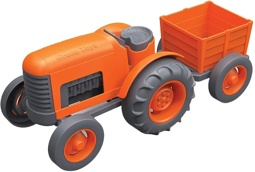 Green Toys Tractor Vehicle, Orange