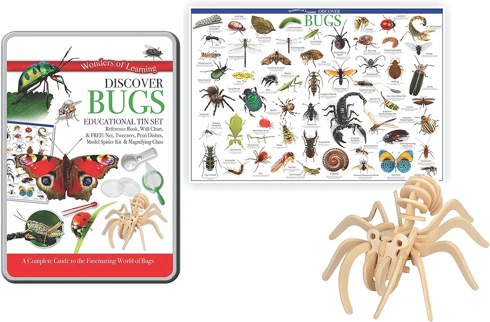 Wonders of Learning Wonders of Learning Tin Set, Discover Bugs