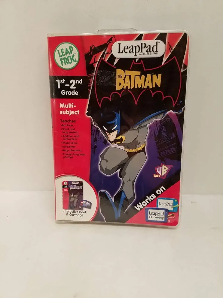 LeapFrog LeapPad Educational Book: Batman. BOOK and CARTRIDGE that are only for the Original Leappad learning system, not compatible with the Leappad Explorer Tablet