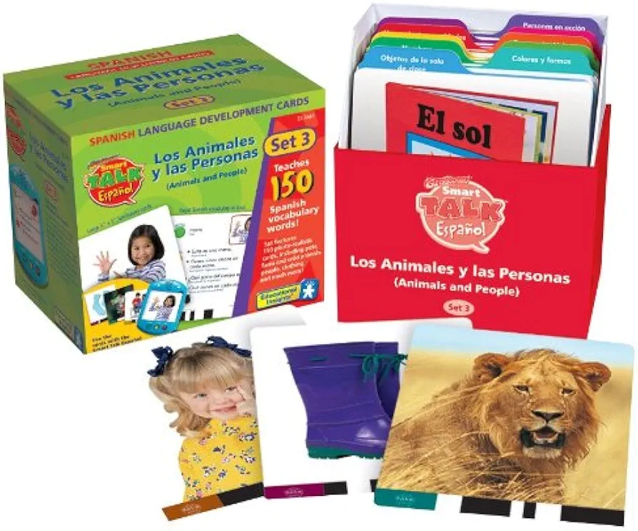 Educational Insights Smart Talk Espanol Set 3-Animals & People