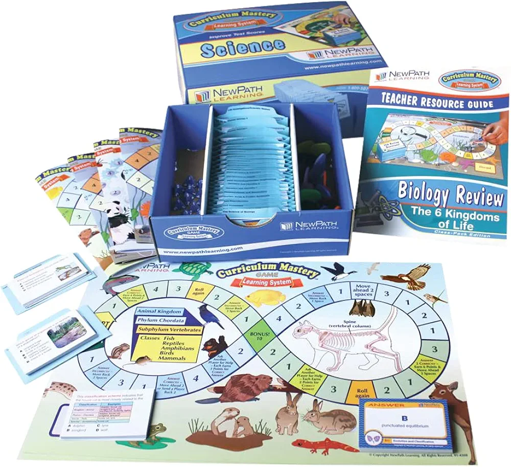 NewPath Learning Six Kingdoms Curriculum Mastery Game, Grade 5-9, Class Pack