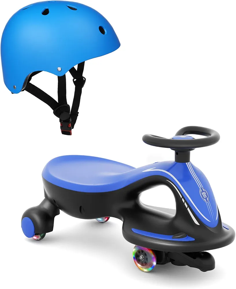 Glaf Toddler Bike Helmet 3 Years and Older and Electric Wiggle Car Ride On Toys for Kids 3 Year Old and up