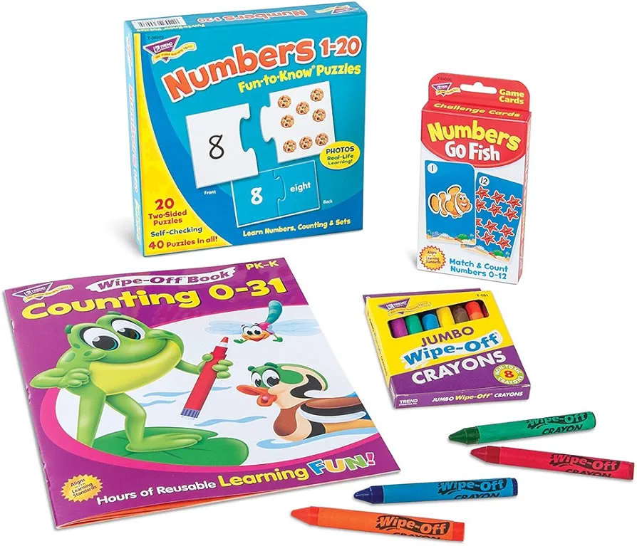 Trend Enterprises Counting & Numbers Learning Fun Pack