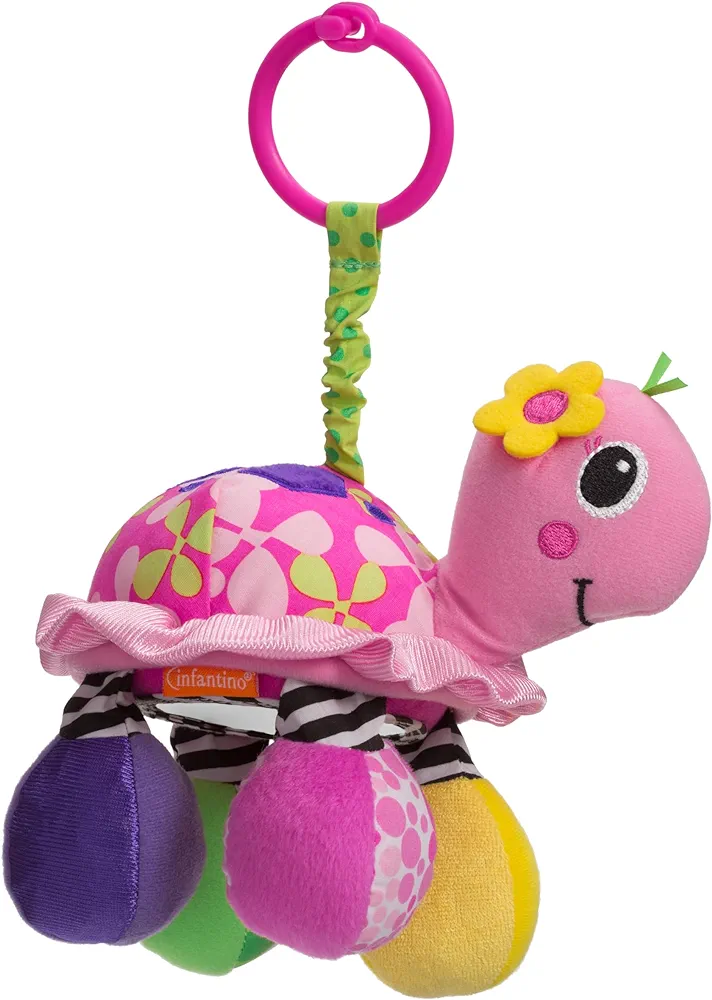 Infantino Sparkle Topsy Turtle Mirror Pal