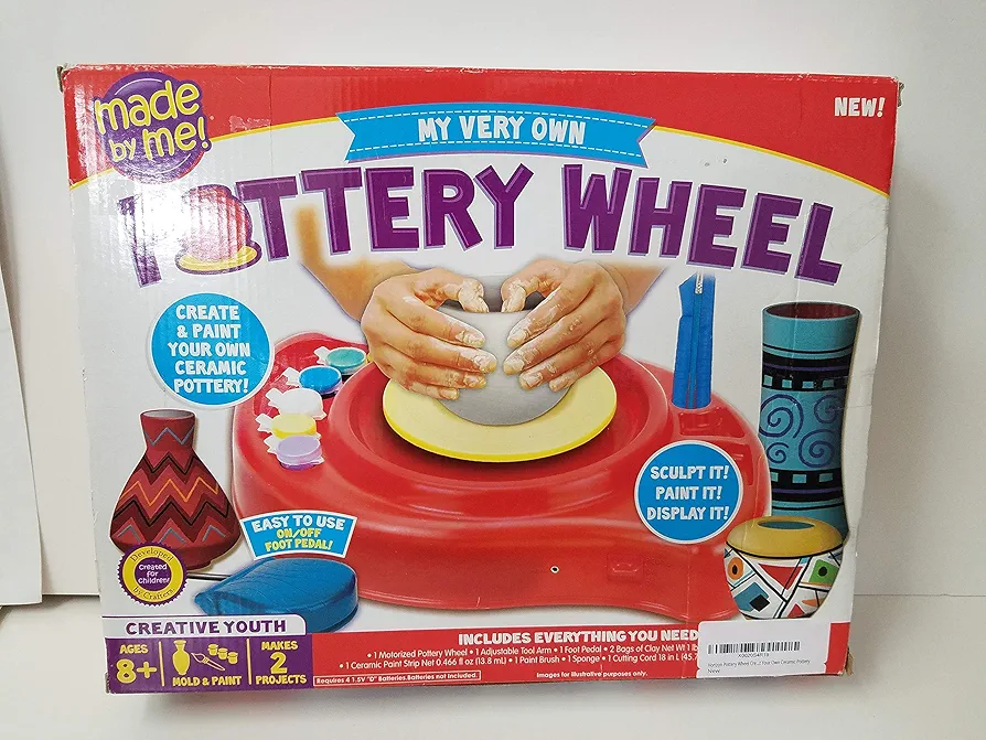 Discovery Kids Motorized Pottery Wheel with Clay