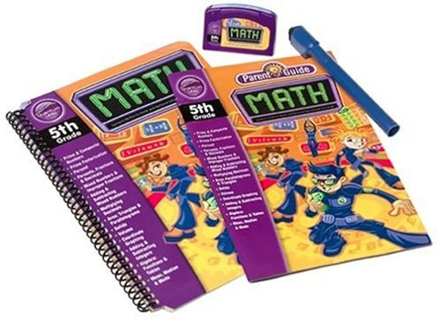 LeapFrog Enterprises Quantum Pad Library: 5th Grade LeapPad Book: Math