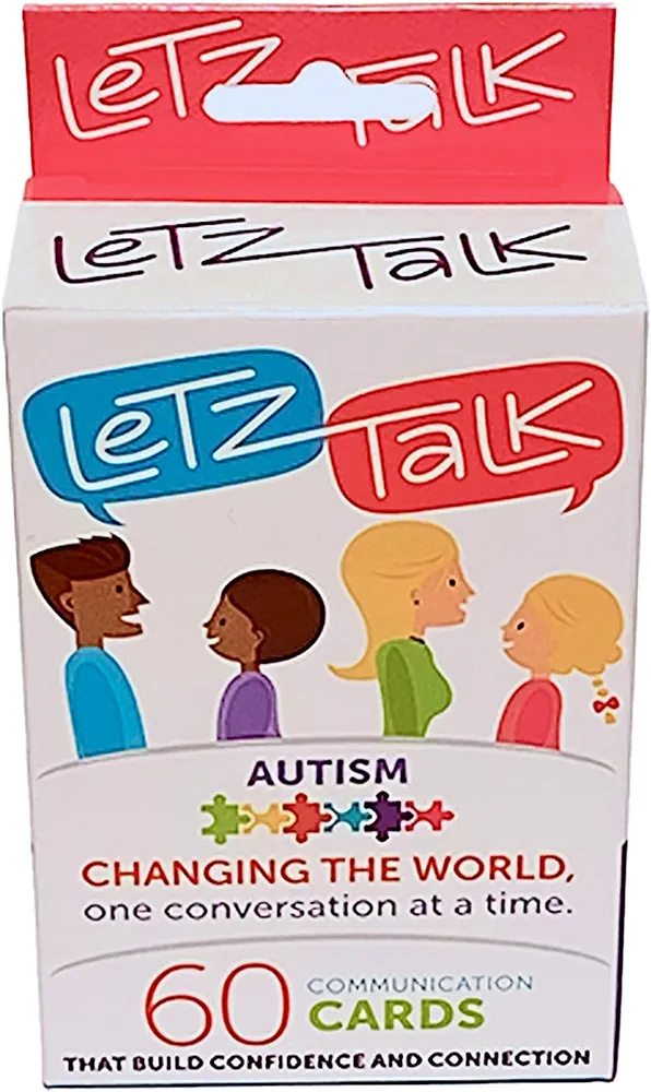 Conversation Cards for Kids with Autism or Aspergers - Learning & Education Toys, Communication Flash Cards, Family Card Games for Kids and Adults - Gift - Therapy Tool - 60 Cards