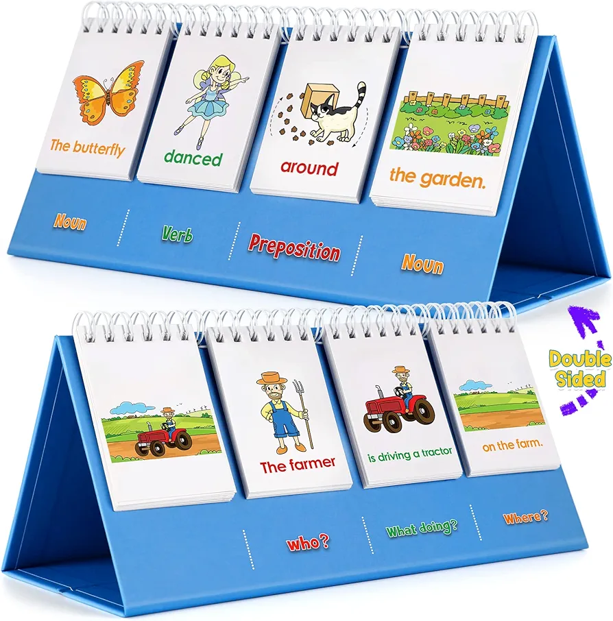 Sentence Building for Kids,Speech Therapy Learn to Read for Preschool Kindergarten 1st 2nd Grade Classroom Must Haves,Phonics Reading Learning Games,Special Education for Homeschool Supplies