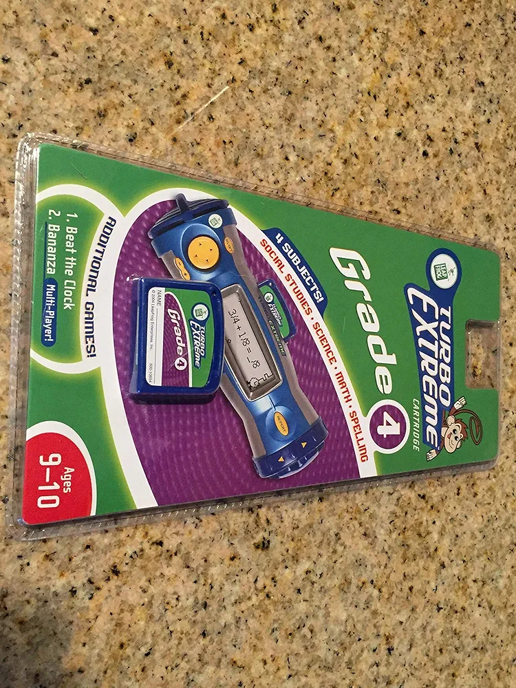 LeapFrog Turbo Extreme 4th Grade Math, Spelling, Facts Cart