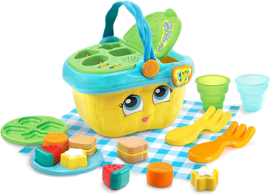 LeapFrog Shapes and Sharing Picnic Basket (Frustration Free Packaging), Yellow