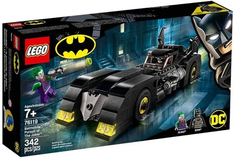 LEGO DC Batman Batmobile: Pursuit of The Joker 76119 Building Kit (342 Pieces)