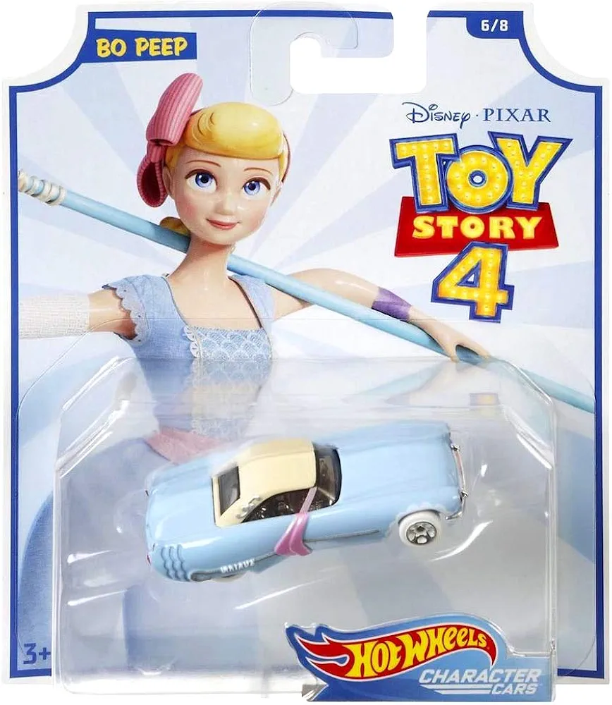 Hot Wheels Bo Peep Toy Story 4 Character Car Diecast Car 1:64 Scale