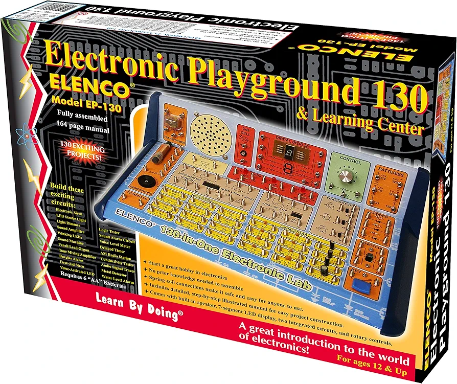 Elenco 130-in-1 Electronic Playground and Learning Center