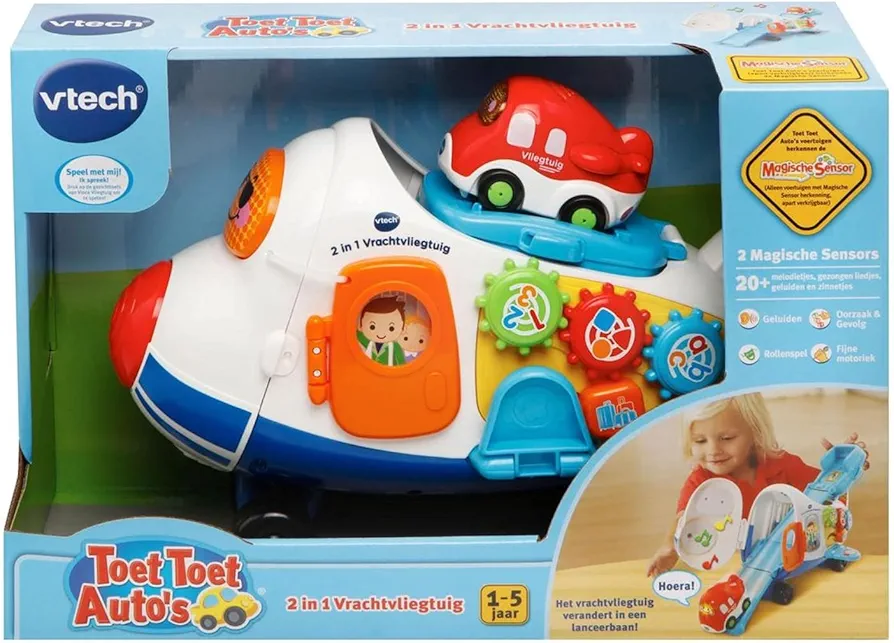 Vtech 80-503123 Tut Toet Car Cargo Plane 12+ Mnd,Multicolor