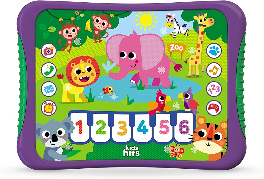 Kids Hits Educational Toddler Hit Pad - Learning Toy for 3 Years Plus (My Busy Zoo)