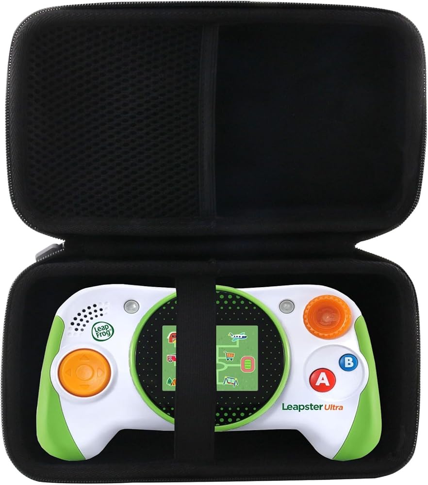 WERJIA Hard Carrying Case Compatible with LeapFrog Leapster Ultra Handheld Learning Game Console (Bag Only)