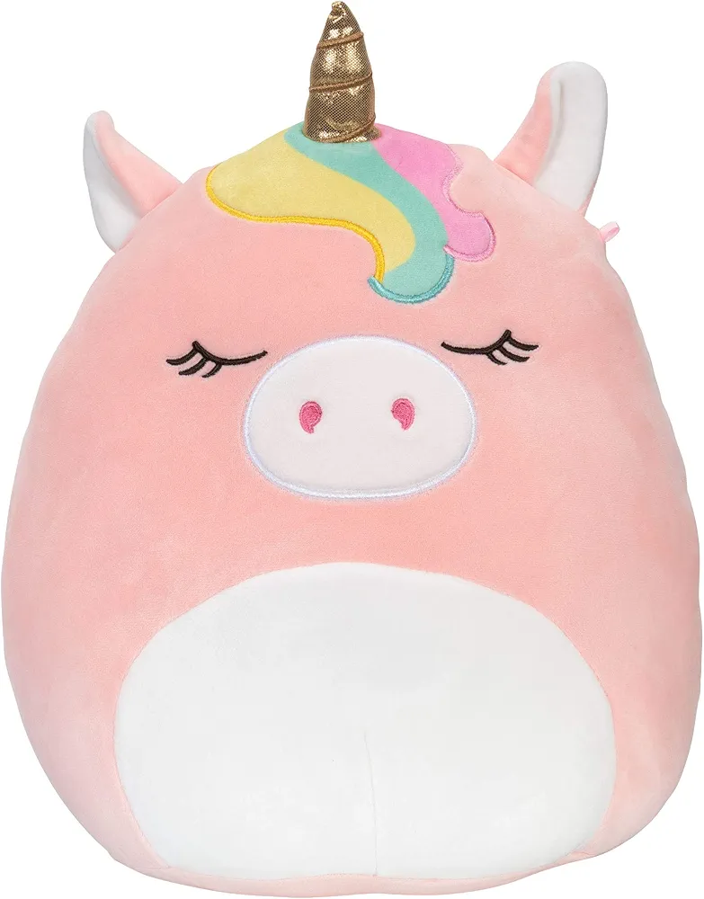 Squishmallows Official Kellytoy Plush 12" Ilene The Pink Unicorn- Ultrasoft Stuffed Animal Plush Toy