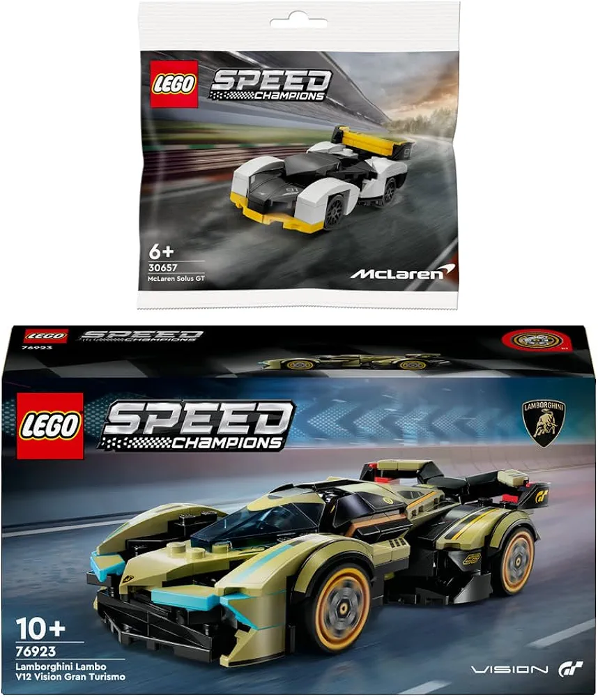 Lego Set: 76923 Lamborghini Lambo V12 Vision GT Super Sports Car & 30657 Polybag