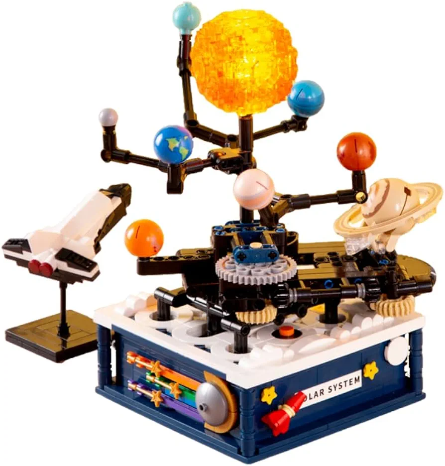 Solar System Creative Building Toys, Educational Toys for Science Experiments, Gifts for Children Ages 8-10 - Ages 12-14 and up, STEM Learning Kits 775 Pieces…