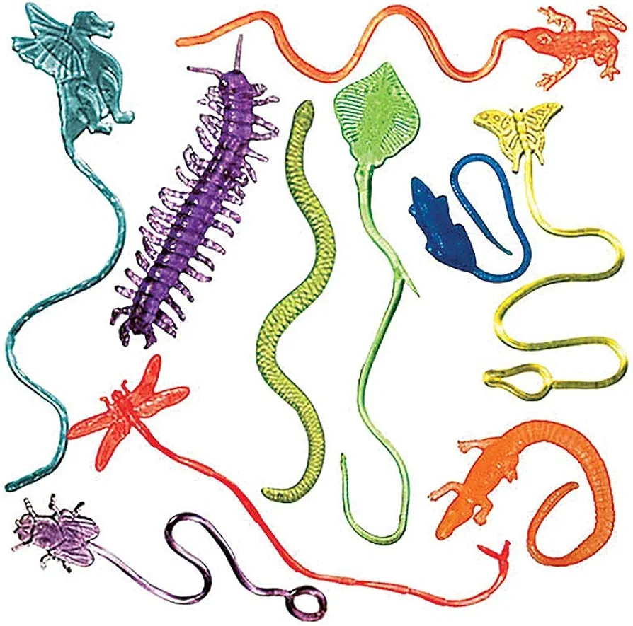 Sticky Critters Toy Assortment 25x pcs