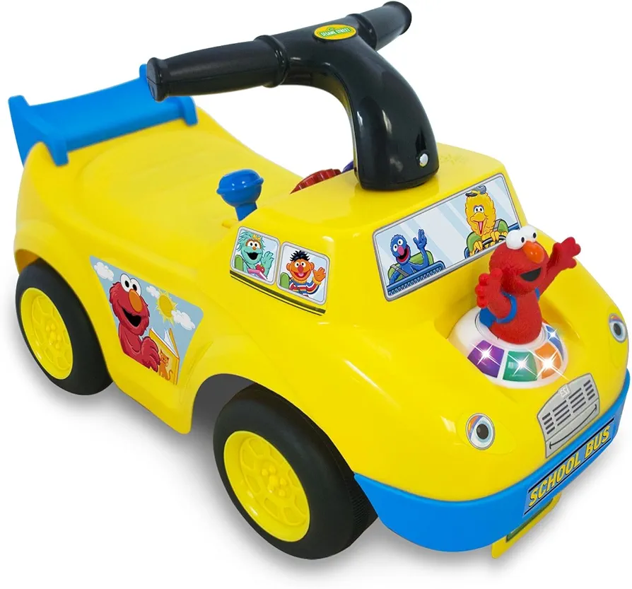 Sesame Street Elmo School Bus Ride-On, 12 months to 36 months