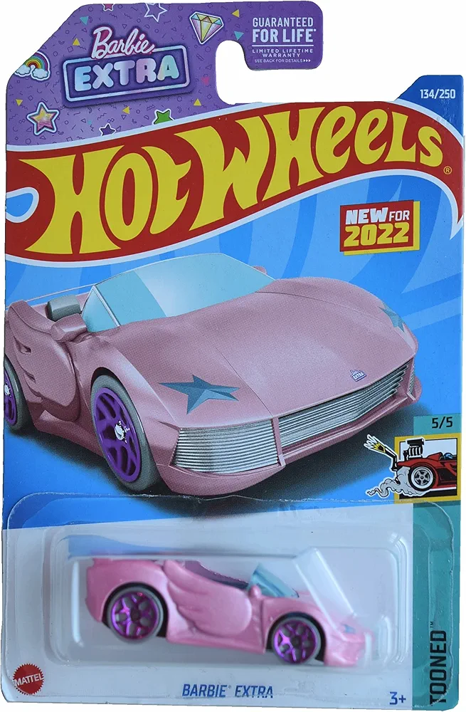 Hot Wheels Barbie Extra, Tooned 5/5 [Pink]