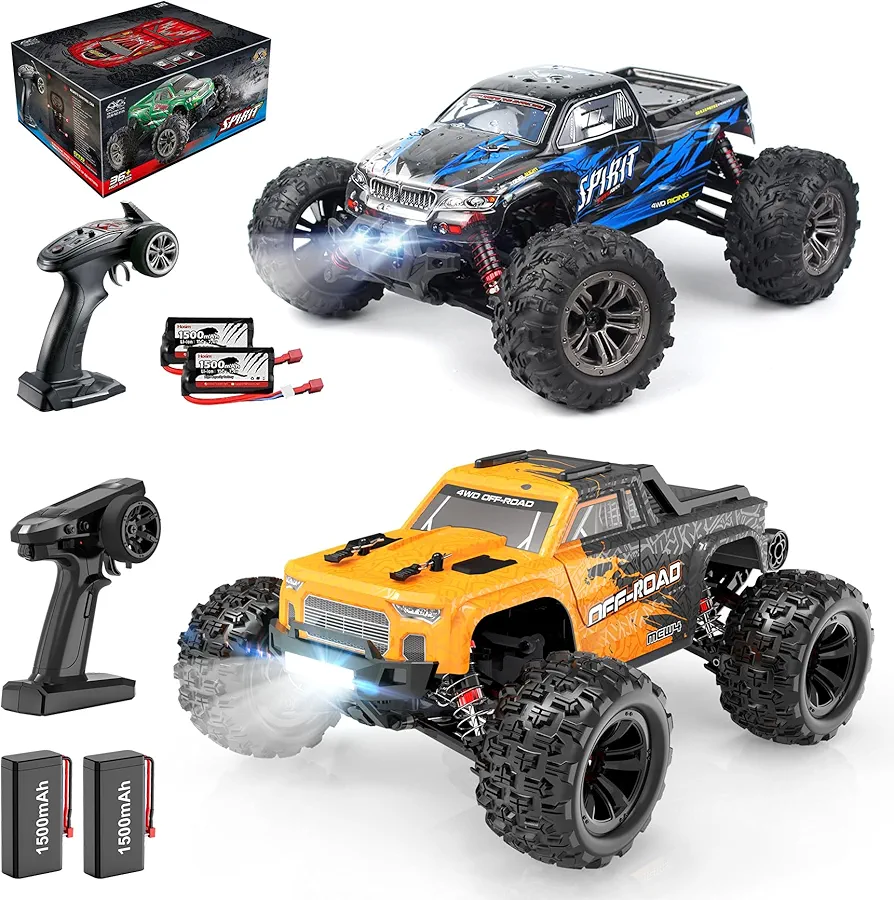 Hosim 1:16 RC Car 36+KMH, 1:16 Rc Monster Trucks for Adults 52+KMH High Speed 4X4 All Terrains Waterproof Off Road Hobby Grade Large Fast Racing Buggy Toy Gift Monster Trucks for Boys Kids