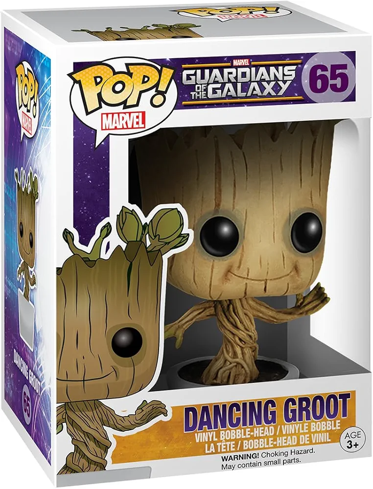 Funko Pop! Marvel: Dancing Groot Bobble Action Figure