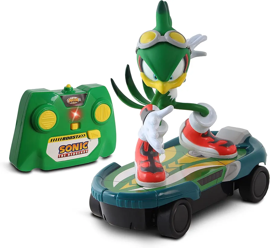 NKOK Sonic Free Rider R/C Skateboard - Jet, The Hawk; Full Function 2.4 GHz Radio Control with Turbo Boost; Cool Tricks and Stunts; Ages 6+