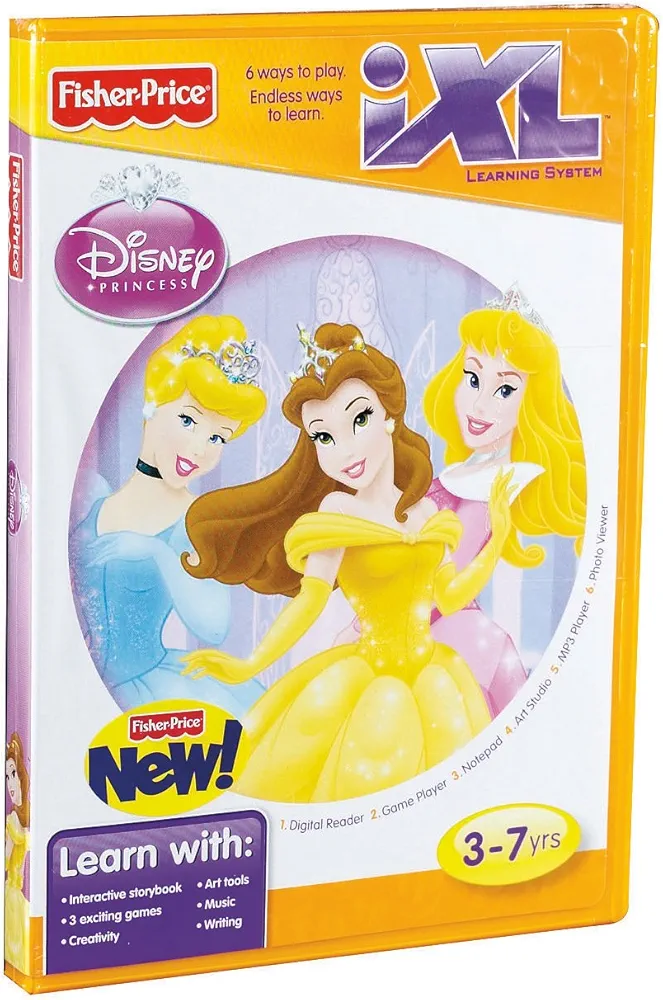 Fisher-Price iXL Learning System Software Disney Princess