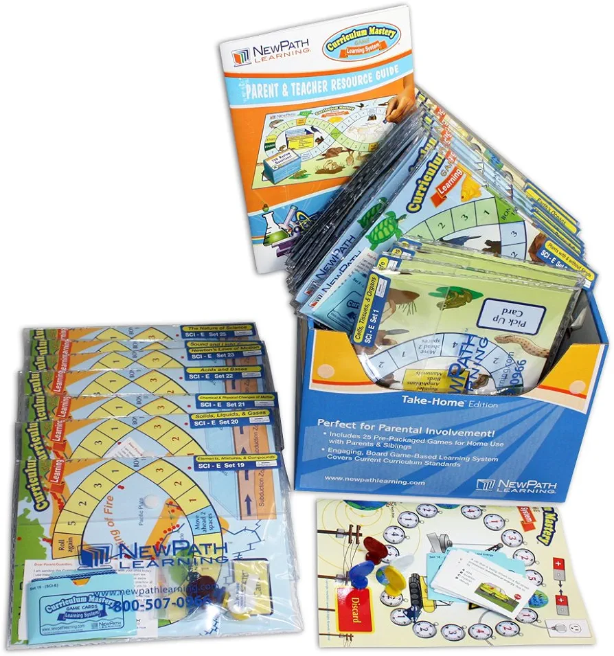 NewPath Learning Science Curriculum Mastery Game, Grade 5, Take-Home Pack