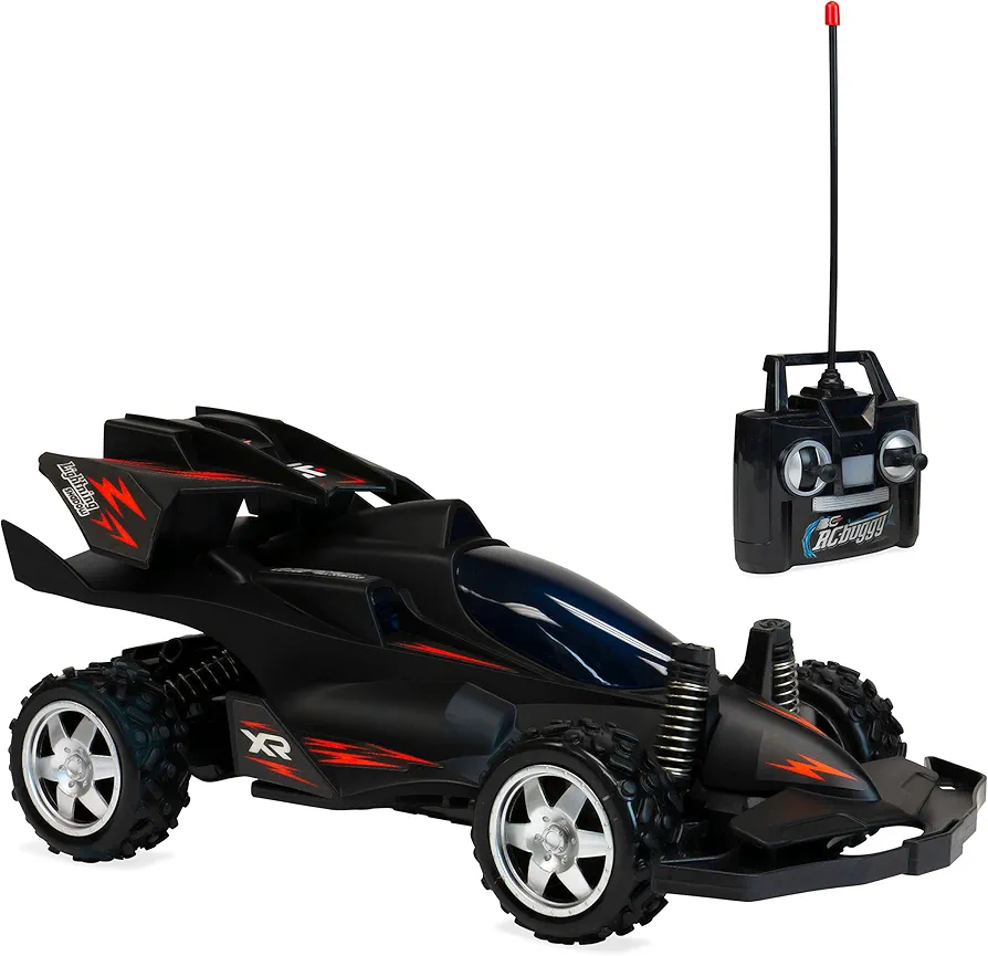 Speedy Formula One RC Buggy Remote Control Sports Race Car for Kids Boys Girls (Black)