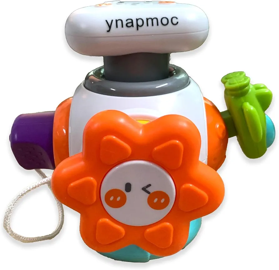 Ynapmoc Montessori Sensory Toys for 1-3 Year Olds - Travel Activities Busy Board Cube - Education and Learning Toys for Boys and Girls