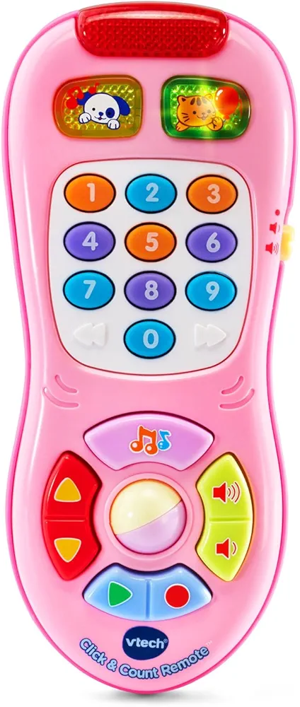 VTech Click and Count Remote, Pink Small