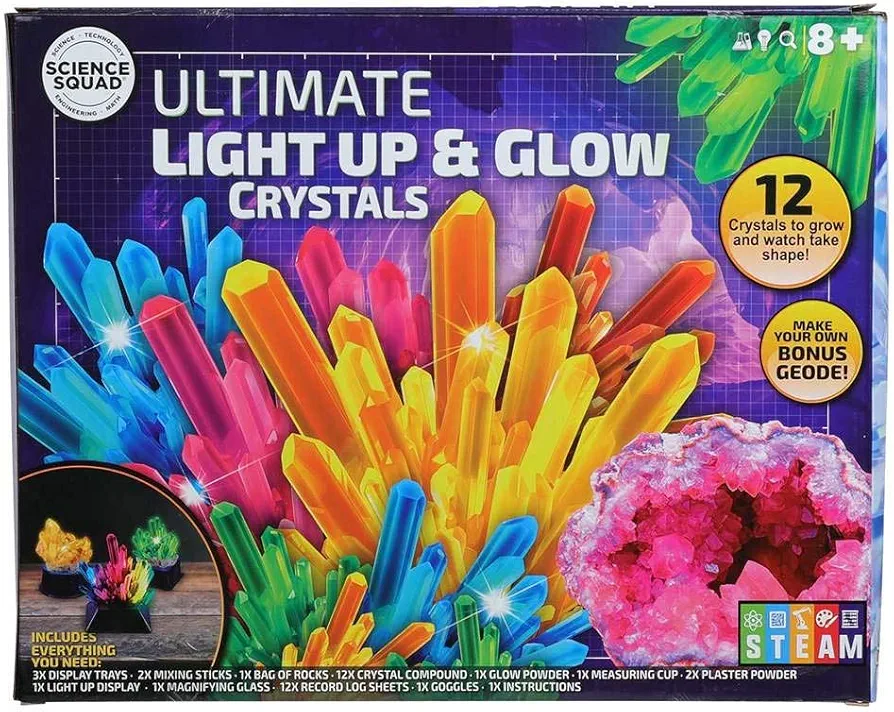 Ultimate Light Up and Glow Crystal Making Set