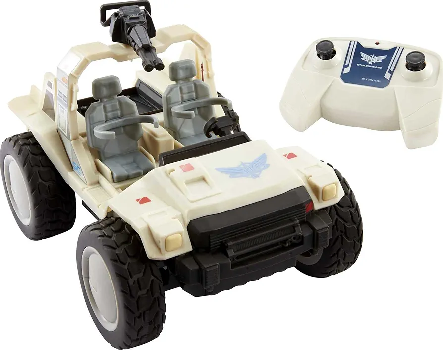 Hot Wheels Mattel Disney and Pixar RC, Remote-Control Lightyear Space Commander UTV for Collectors & Kids