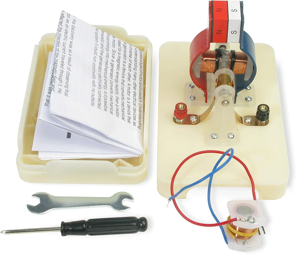 American Educational 7-1847 Miniature Motor Model, 5-1/2"Length x 3-1/2" Width x 4-1/4" Height