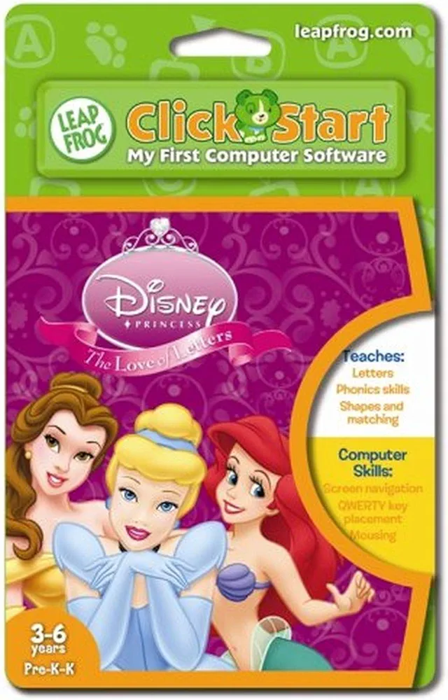 Leapfrog Clickstart Educational Software:Disney Princess, The Love of Letters