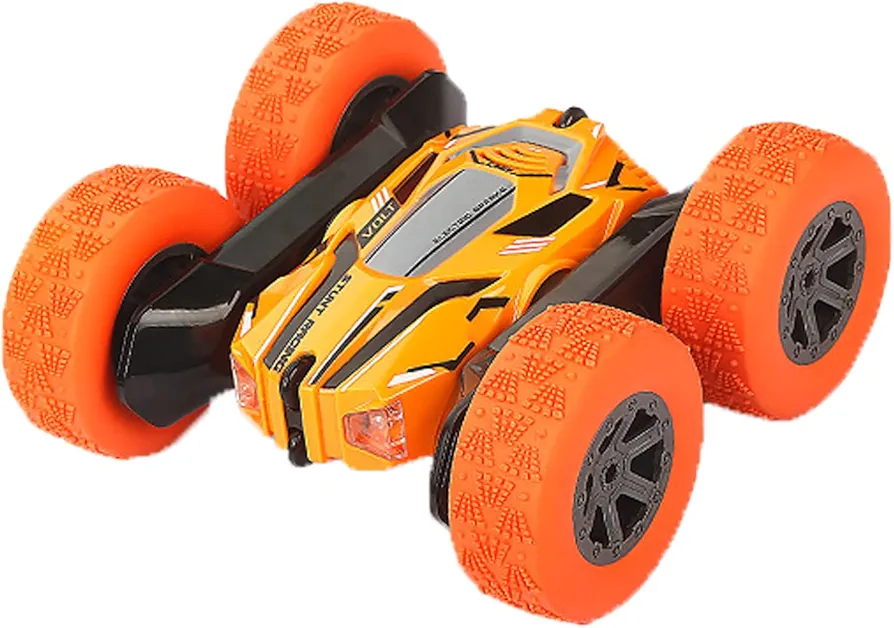 INT’L Flyer Wireless Remote Control Stunt Tumbler, Car Toys, 2.4GHz Wireless Remote Control, 360 ° Rotating Drift, with Music and Colorful Lights, The for Boys/Girls