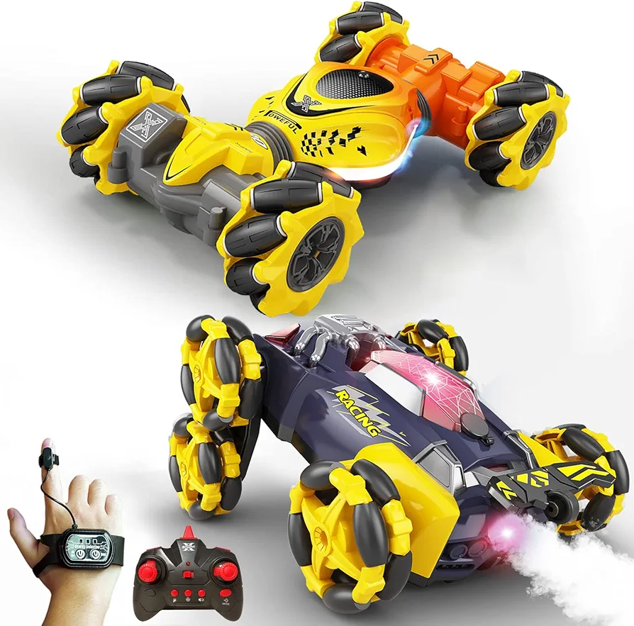 RC Cars 4WD Gesture Sensing Remote control Stunt Car and 6WD Rc Drift Car for Boys Girls Kids Children Party Birthday