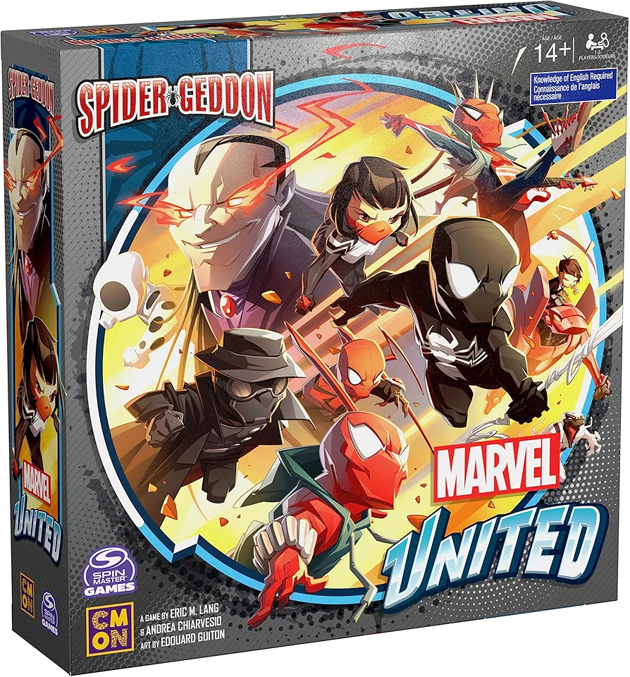 Marvel United Spider-Geddon Strategy Board Game by CMON & Spin Master Games | Spider Man Adult Toy | Spiderman Toy for Adults & Kids Ages 14 and up