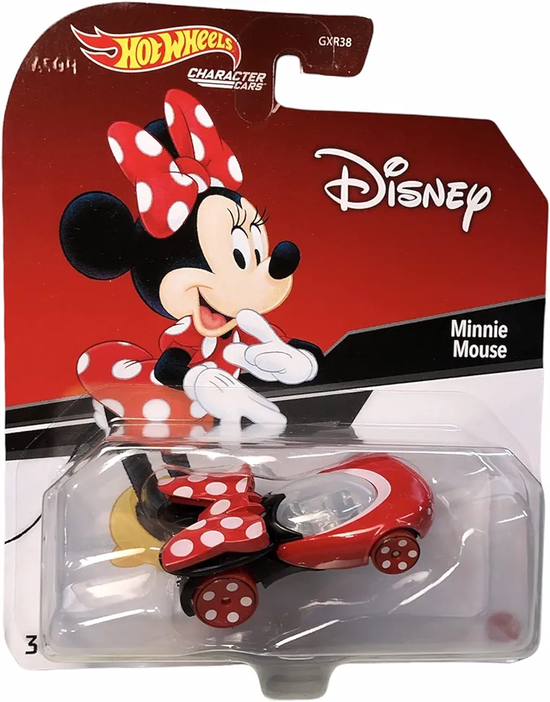 Hot Wheels Character Cars - Disney - Minnie Mouse