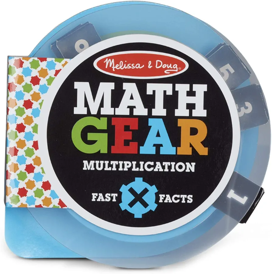 Melissa & Doug Children’s Book - Math Gear Multiplication Fast Facts Interactive Board Book