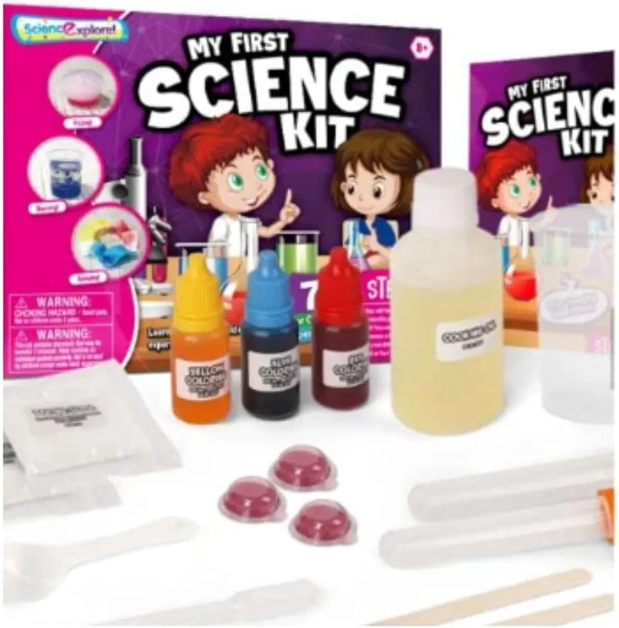 Science Explore! Glow-in-The Dark, My First Science Kit Meet with The Amazing Color Changing Experimements